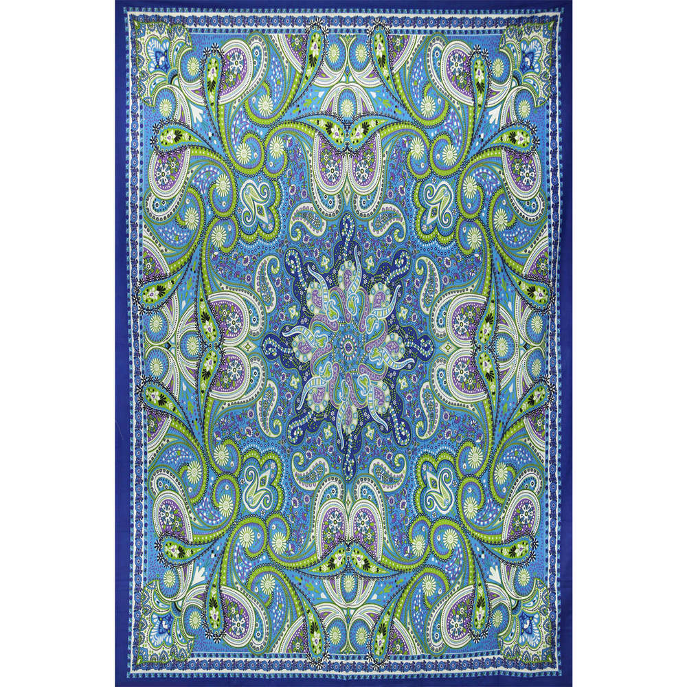 3D Glow In The Dark Infinity Star Tapestry 60x90" by Sunshine Joy